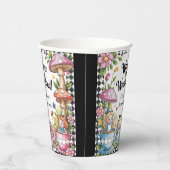 ようこそワンダーランドの最初の誕生日パーティー 紙コップ (右)