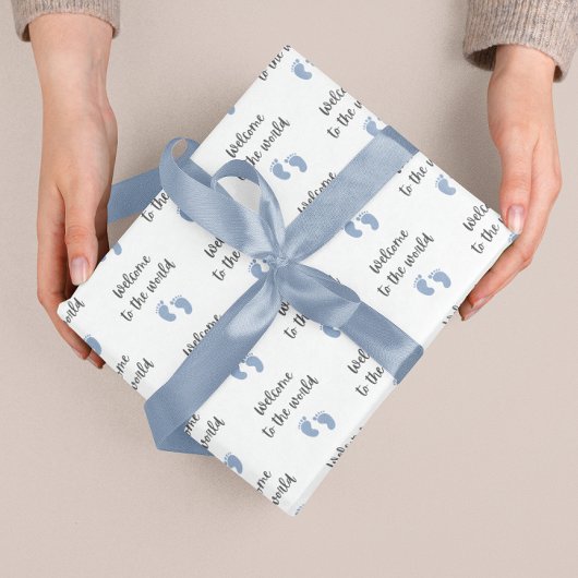 ようこそ世界のベビーラッピング紙シート ラッピングペーパーシート