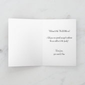 ようこそ世界へ、Berthe Morisotによる揺りかごへ カード (内部)