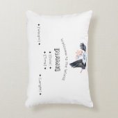 ようこそ世界名前をカスタムする&誕生統計Bab アクセントクッション (正面(垂直))