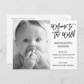 ようこそ世界白黒フォト誕生 案内ポストカード (正面/裏面)