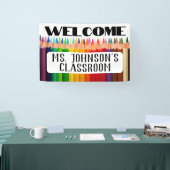 ようこそ先生の名前の教室 横断幕 (トレードショー)