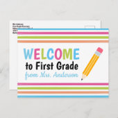 ようこそ先生新学期 ポストカード (正面/裏面)