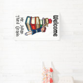 ようこそ子供と本 横断幕 (インサイチュ)