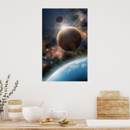 ようこそ宇宙 ポスター (キッチン)