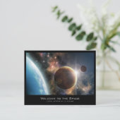 ようこそ宇宙 ポストカード (スタンド正面)
