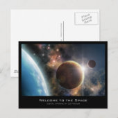 ようこそ宇宙 ポストカード (正面/裏面)