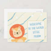 ようこそ小さな男のカード シーズンポストカード (正面/裏面)