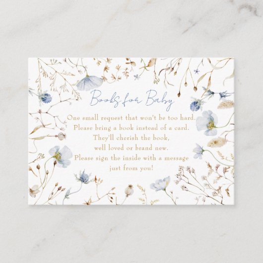 ようこそ小さな野草本のベビー囲い エンクロージャーカード (正面)