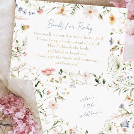 ようこそ小さな野草本のベビー囲い エンクロージャーカード