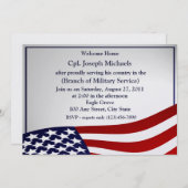 ようこそ帰宅/軍人用 招待状 (正面/裏面)