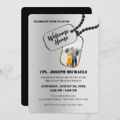 ようこそ帰宅/軍招待状 招待状 (正面/裏面)