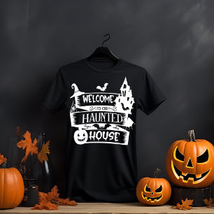 ようこそ幽霊のよく出るOur House Halloween Tシャツ