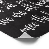 ようこそ座席の選択Chalkboard 8x10サイン ポスター (角)