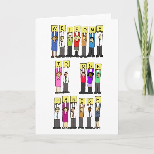 ようこそ当教区へ カード (正面)