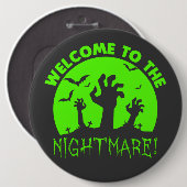 ようこそ悪夢グリーンハロウィーン 缶バッジ (正面&裏面)