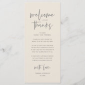 ようこそ感謝していと場所の設定サンキューカード プログラム (正面)