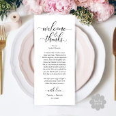 ようこそ感謝していと結婚の場所設定カード プログラム