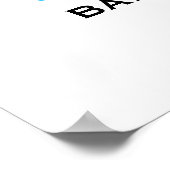 ようこそ我々は真摯に待つことができるテディベア赤ちゃんシャワー ポスター (角)