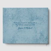 ようこそ我々ビーチハウスタイポグラフィカスタム ゲストブック (裏面)