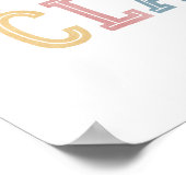 ようこそ教室の先生標識 ポスター (角)