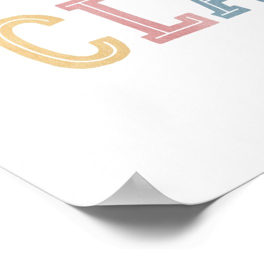 ようこそ教室の先生標識 ポスター (角)