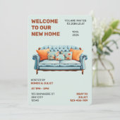 ようこそ新しいホームパーティの招待状 招待状 (スタンド正面)