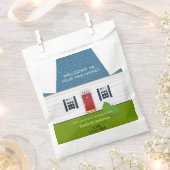 ようこそ新しいホームロゴクライアントのギフトハウス フェイバーバッグ (クリップ留めされた状態)