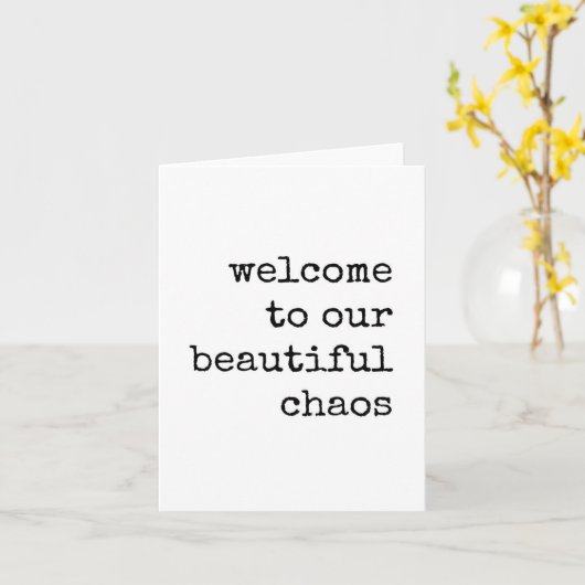 ようこそ新入社員、チームカード カード (黄色い花)