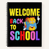 ようこそ新学期おもしろい先生ラブギフト ノートブック (正面)