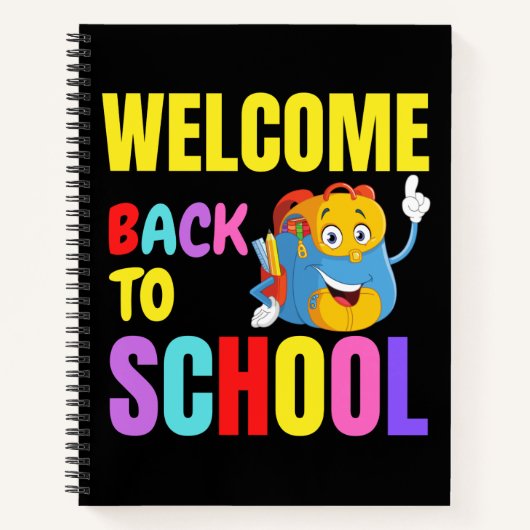 ようこそ新学期おもしろい先生ラブギフト ノートブック (正面)