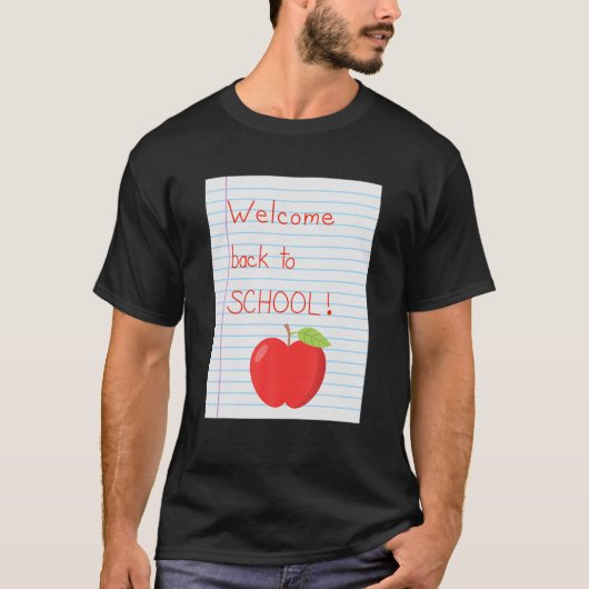 ようこそ新学期の先生 Tシャツ (正面)