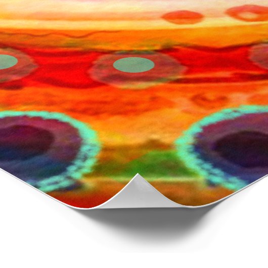 ようこそ新学期カラフル教室 ポスター (角)