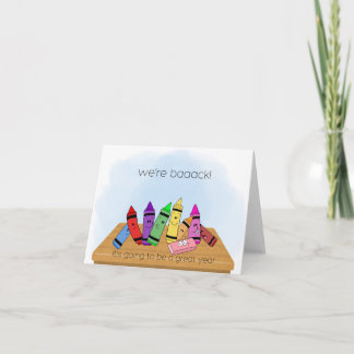 ようこそ新学期カード カード