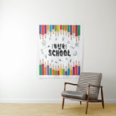 ようこそ新学期シャツ、学校の初日 タペストリー (インサイチュ)