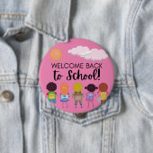 ようこそ新学期スクエアボタン, 2インチ 缶バッジ (インサイチュ)