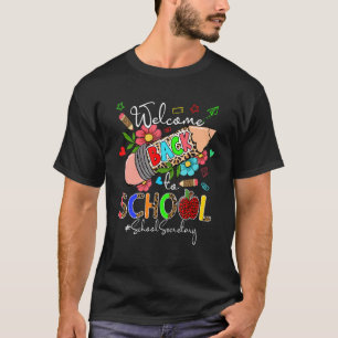 ようこそ新学期スクール秘書Leopard Pe Tシャツ