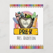 ようこそ新学期フォトポストカード ポストカード (正面)