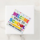 ようこそ新学期ラベル、先生学生 フェイバータグ (インサイチュ)