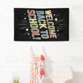 ようこそ新学期先生学校の初日 横断幕 (インサイチュ)