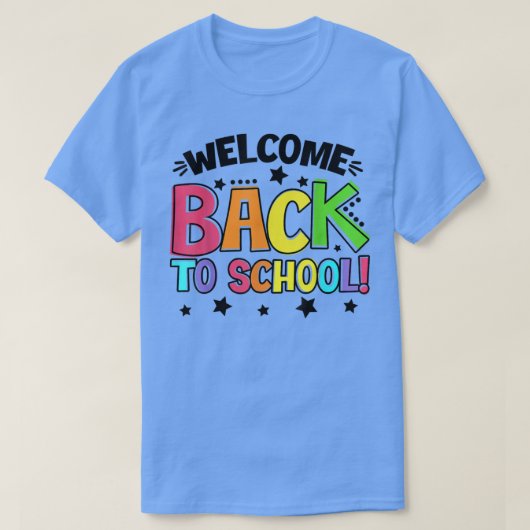 ようこそ新学期先生学生初日O Tシャツ (デザイン正面)
