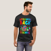 ようこそ新学期分隊先生キッズカワイイ Tシャツ (正面フル)