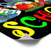 ようこそ新学期格言おもしろい先生学生 ポスター (角)