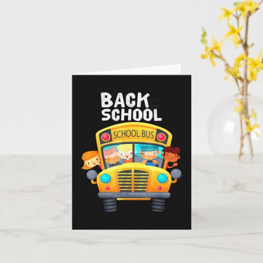 ようこそ新学期私は私の学校を愛する部 カード (黄色い花)