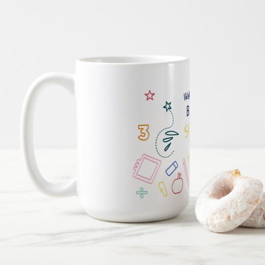 ようこそ新学期 コーヒーマグカップ (ドーナツ)