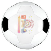 ようこそ新学期 サッカーボール (回転)