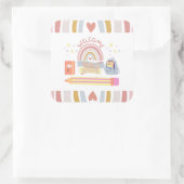 ようこそ新学期 スクエアシール (バッグ)