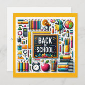 ようこそ新学期 ノートカード (正面/裏面)