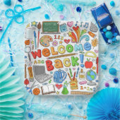 ようこそ新学期 ペーパープレート (パーティー)