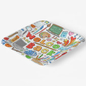 ようこそ新学期 ペーパープレート (傾斜あり)